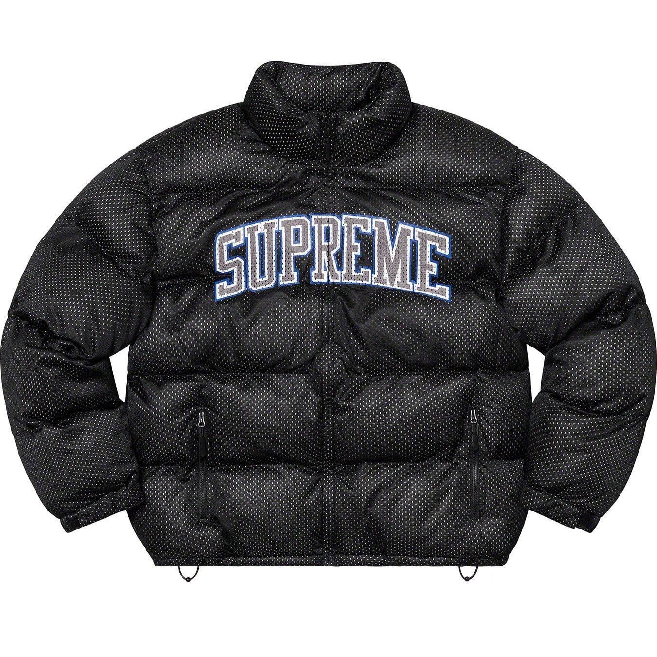 Mesh Jersey Puffer Jacket view 9